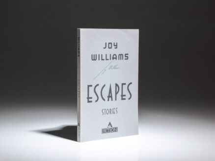 Signed uncorrected proof of Escapes: Stories by Joy Williams.