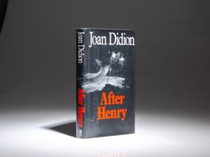 Signed first edition, first printing of After Henry by Joan Didion.