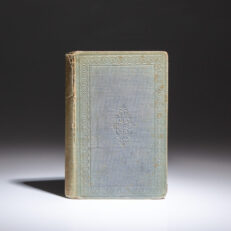 The first edition, first printing of Lives And Speeches Of Abraham Lincoln and Hannibal Hamlin by William D. Howells, the first Lincoln campaign biography.