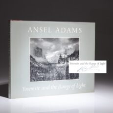 Signed first edition, first printing of Yosemite and the Range of Light by Ansel Adams.
