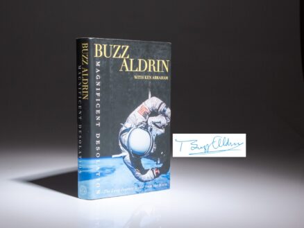 First edition, first printing of Magnificent Desolation: The Long Journey Home From The Moon, signed by Apollo astronaut Buzz Aldrin.