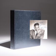 Archive of signed photographs from Jazz musicians, African American artists and singers, from a member of the orchestra, Norton Eisenberg.