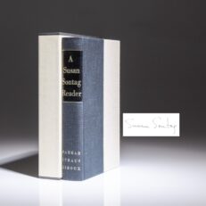 Signed limited edition of A Susan Sontag Reader by Susan Sontag.