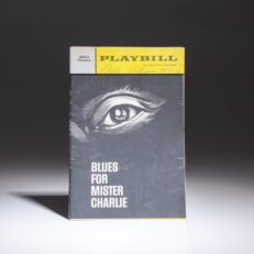 Playbill for the ANTA Theatre production of Blues for Mister Charlie by James Baldwin, signed by original cast member Clyde Williams.