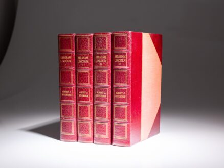 The Manuscript Edition of Abraham Lincoln 1809-1858 by Albert J. Beveridge.