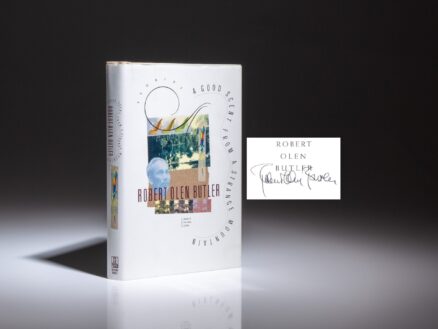 Signed first edition of A Good Scent from a Strange Mountain by Robert Olen Butler.