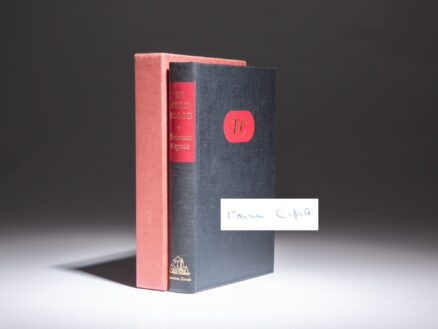 Signed limited edition of In Cold Blood by Truman Capote.