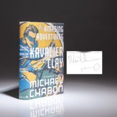 Signed first edition of The Amazing Adventures of Kavalier and Clay by Michael Chabon.