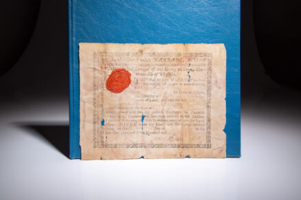 Land Office Tresury Warrant for George Rodgers Clark - Image 4