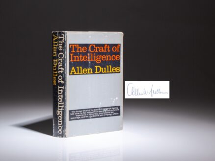 First edition of The Craft of Intelligence, signed by CIA Director, Allen Dulles.