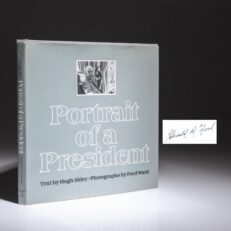 The first edition of Portrait of a President, signed by President Gerald R. Ford.