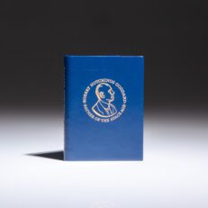 Limited edition miniature of The Autobiography of Robert Hutchings Goddard, published in 1966 by Achille St. Onge.