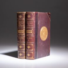 First edition of the Personal Memoirs of U.S. Grant, in publisher's deluxe three quarter leather binding.