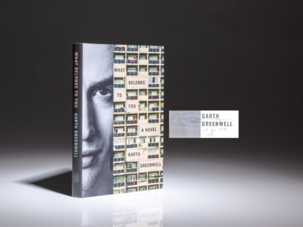 Signed first edition of What Belongs to You by Garth Greenwell.