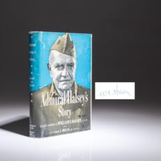 First edition of Admiral Halsey's Story, signed by Fleet Admiral William "Bull" Halsey.