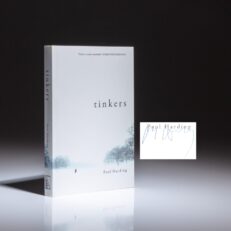 Signed first paperback edition of Tinkers by Paul Harding.