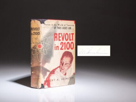 First edition, first printing of Revolt in 2100, one of 500 copies signed by Robert A. Heinlein.