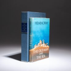 First edition, first printing of The Old Man and the Sea by Ernest Hemingway, in the first state dust jacket.
