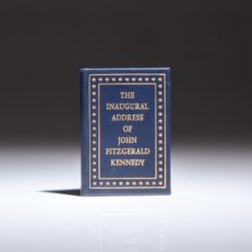Limited edition miniature of The Inaugural Address of John Fitzgerald Kennedy, published circa 1961 by Achille St. Onge.