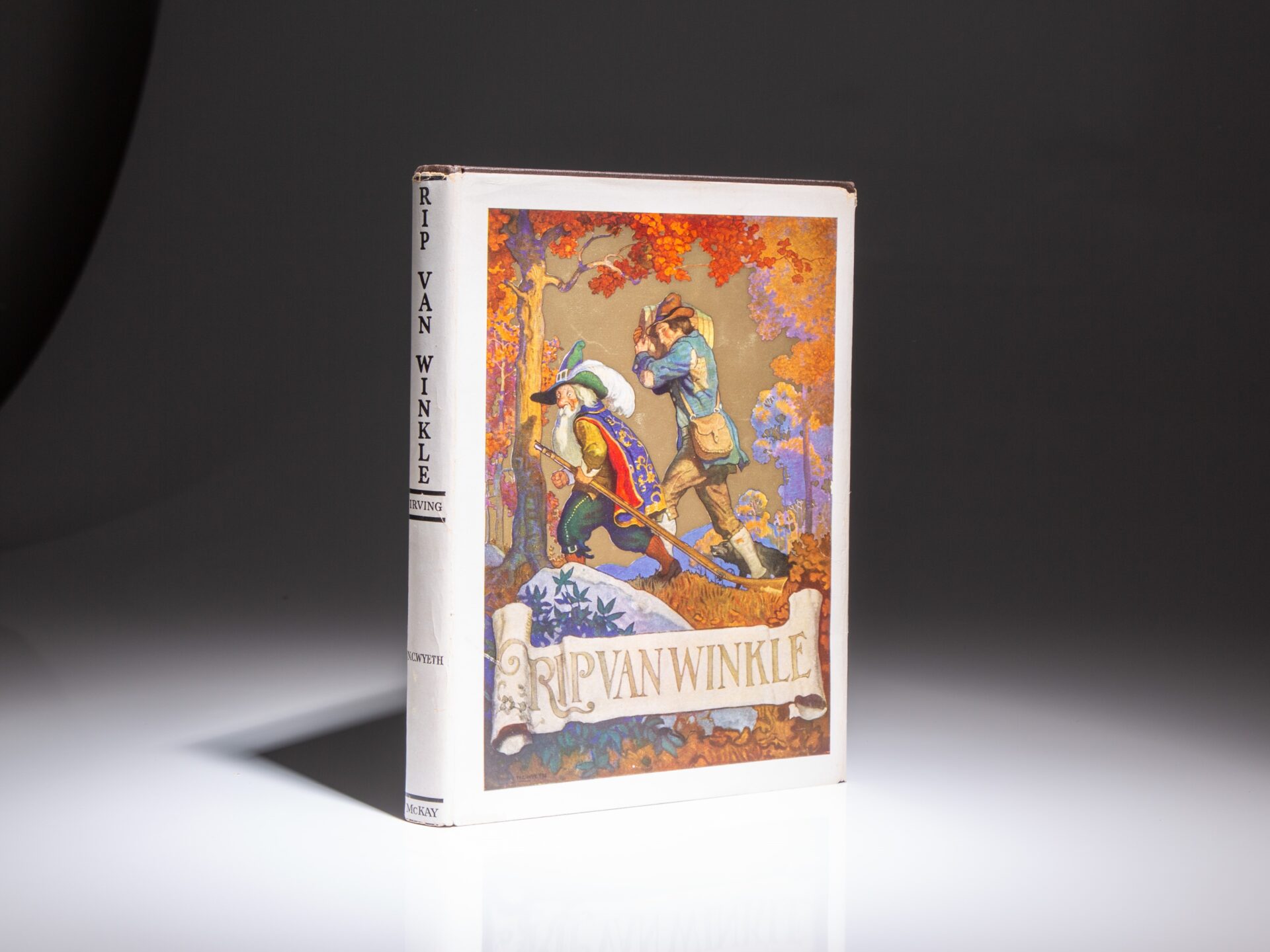 First edition of Rip Van Winkle by Washington Irving, with illustrations by N.C. Wyeth.