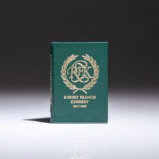 Limited edition miniature of The Eulogy to United States Senator Robert F. Kennedy, published in 1968 by Achille St. Onge.