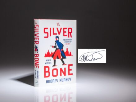 Signed first English edition of The Silver Bone by Andrey Kurkov, translated from the Russian by Boris Dralyuk.