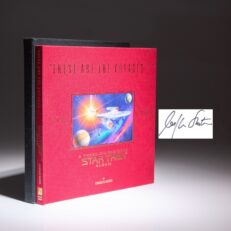 The limited edition of "These Are The Voyages..." by Charles Kurts, signed on the limitation page by William Shatner.