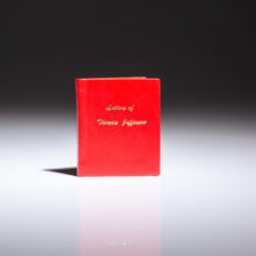 Limited edition miniature of the Letters of Thomas Jefferson, the third U.S. President, from the Hillside Press.