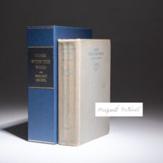 Signed first edition, first printing of Gone With the Wind by Margaret Mitchell.
