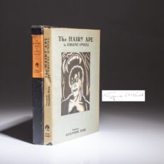 The limited edition of The Hairy Ape, signed by Eugene O'Neill. With illustrations by Alexander King.
