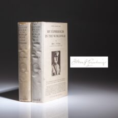 Signed limited edition of My Experiences in the World War, by General John J. Pershing.