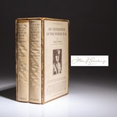 Signed limited edition of My Experiences in the World War, by General John J. Pershing.