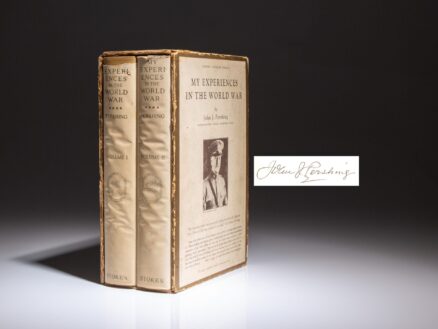 Signed limited edition of My Experiences in the World War, by General John J. Pershing.