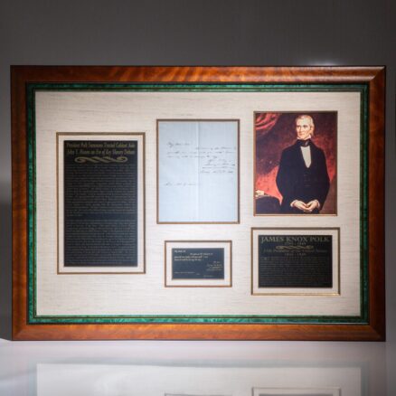 Handwritten letter from President James K. Polk to his Attorney General, John Y. Mason, on the eve of the introduction of the Wilmot Proviso, which would prohibit slavery in any territory acquired from Mexico.
