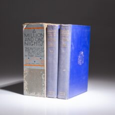 First edition, first printing of A Million and One Nights: A History of the Motion Picture by Terry Ramsaye, with the scarce slipcase.