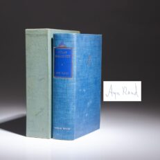 Signed limited edition of Atlas Shrugged by Ayn Rand, produced for the tenth anniversary of the publication.
