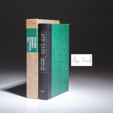 Signed limited edition of Capitalism: The Unknown Ideal by Ayn Rand.
