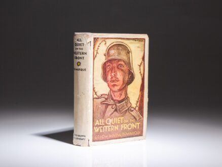 First edition of All Quiet on the Western Front by Erich Maria Remarque, in dust jacket.