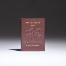Limited edition miniature of Paul Revere's Ride; A Deposition, published in 1963 by Achille St. Onge.