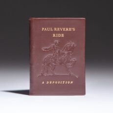 Limited edition miniature of Paul Revere's Ride; A Deposition, published in 1963 by Achille St. Onge.