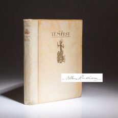 Signed limited edition of The Tempest by William Shakespeare, with illustrations by Arthur Rackham.