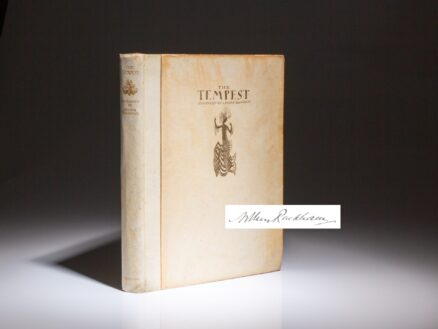Signed limited edition of The Tempest by William Shakespeare, with illustrations by Arthur Rackham.