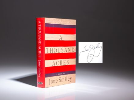 Signed first edition of A Thousand Acres by Jane Smiley.