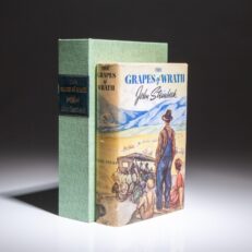 First edition, first printing of The Grapes of Wrath by John Steinbeck, in the publisher's first state dust jacket.