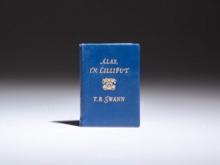 Limited edition miniature of Alas, In Lilliput by Thomas Burnett Swann, published in 1964 by Achille St. Onge.