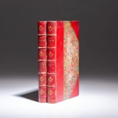 The first English edition of The American In Paris by John Sanderson, originally titled "Sketches Of Paris," when published in Philadelphia in 1838.