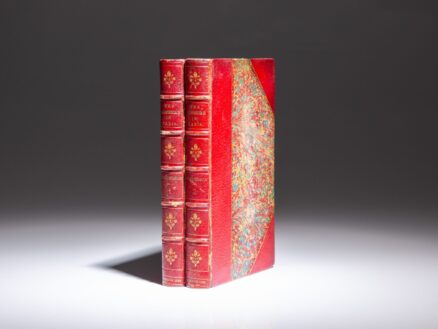 The first English edition of The American In Paris by John Sanderson, originally titled "Sketches Of Paris," when published in Philadelphia in 1838.