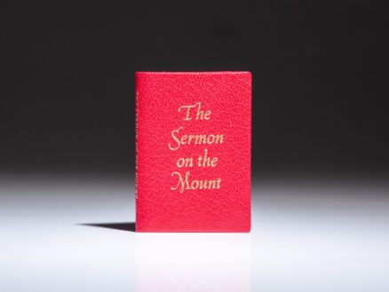 A limited edition miniature of The Sermon on the Mount published in 1973 by Achille St. Onge.