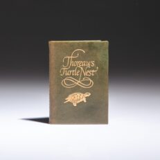 Thoreau's Turtle Nest by Henry David Thoreau, environmentalist and nature writer, published in 1967 by Achille St. Onge.
