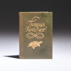 Thoreau's Turtle Nest by Henry David Thoreau, environmentalist and nature writer, published in 1967 by Achille St. Onge.